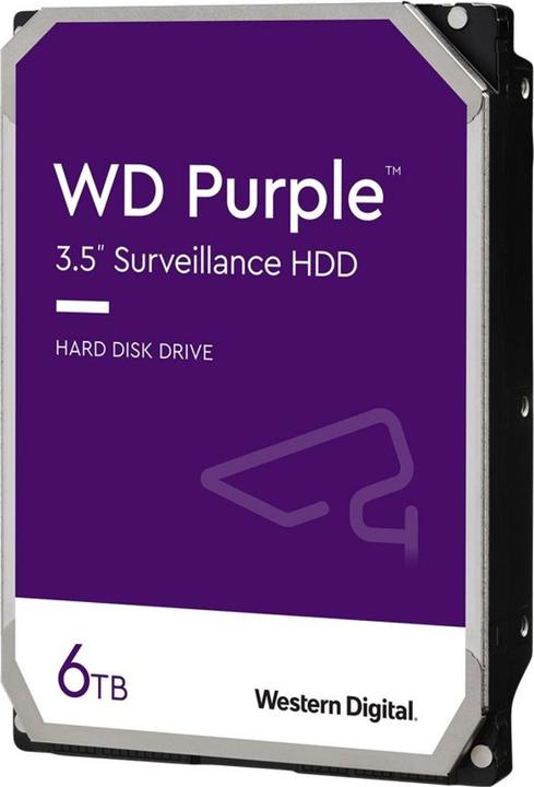 Actual product image WD Purple Surveillance Hard Drive WD60PURX (6 TB, 3.5", CMR)
