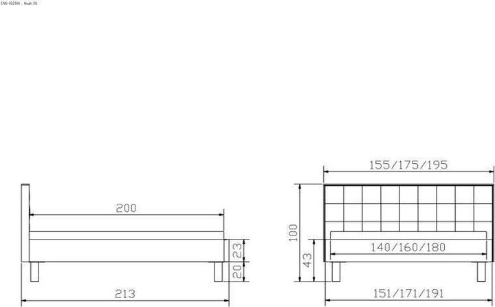 Actual product image Hasena Noah (180 x 200 cm)