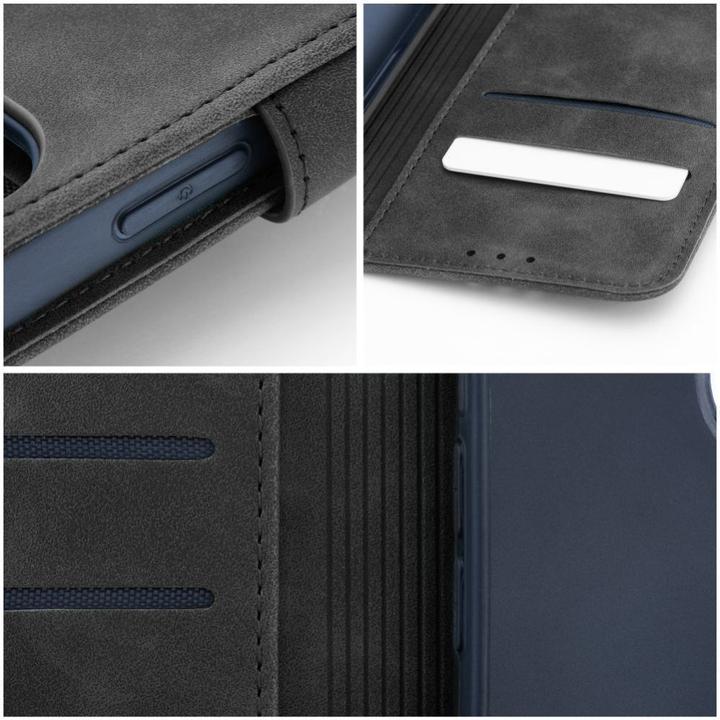 Produktbild Forcell Back panel cover OEM TENDER Book Case for SAMSUNG A12 / M12 black (Oppo A12, Samsung Galaxy M12)