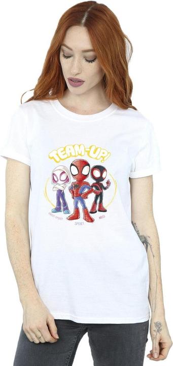 Image du produit - T-shirt SPIDEY AND HIS AMAZING FRIENDS SKETCH - Femme (3XL)