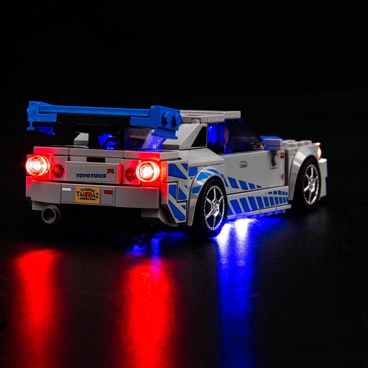 Immagine prodotto BrickBling Set di luci a LED per LEGO 2 Fast 2 Furious - Nissan Skyline GT-R (R34) (76917)