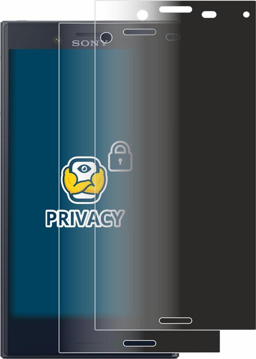 Actual product image BROTECT Anti-spy privacy film Blue light protection film (2 Piece, Sony Xperia X Compact)
