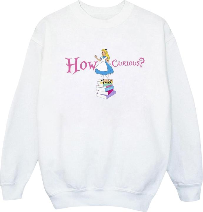 Disney Jungen Alice im Wunderland Wie neugierig Sweatshirt