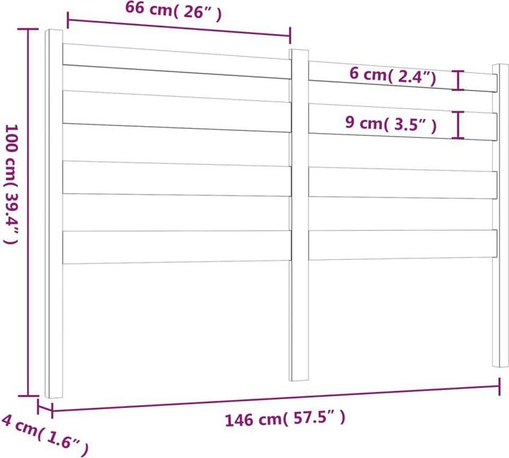 Immagine prodotto VidaXL Bonar (146 x 4 x 100 cm)