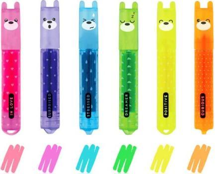 Immagine prodotto Legami Penna luminosa Set umore di Teddy 6 (Multicolore, 6 x)