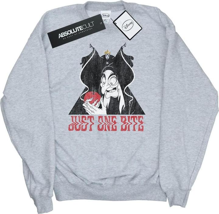 Actual product image Disney Mens Snow White Just One Bite Sweatshirt (XL)