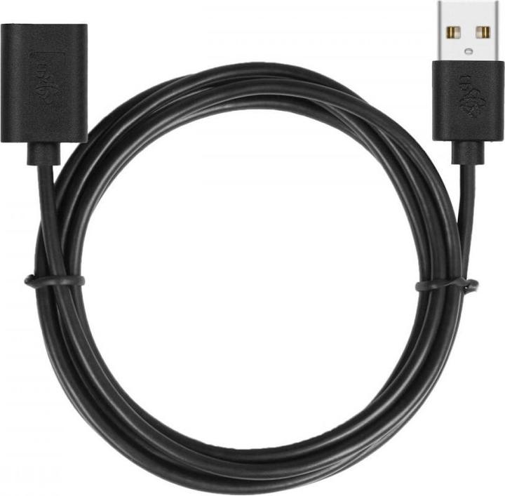 Immagine prodotto Cavo di prolunga USB AM-AF 1,8 m nero (1.80 m, USB 2.0)