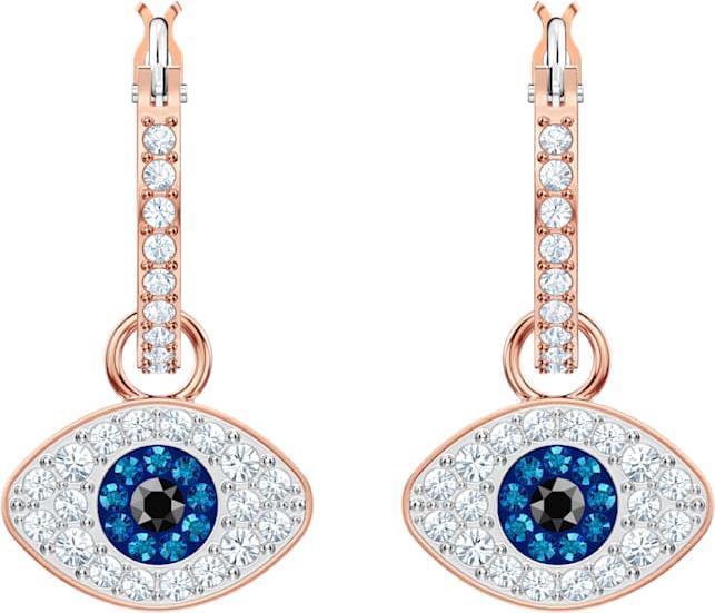 Produktbild Swarovski Duo Hoop Evil Eye (Edelstahl)