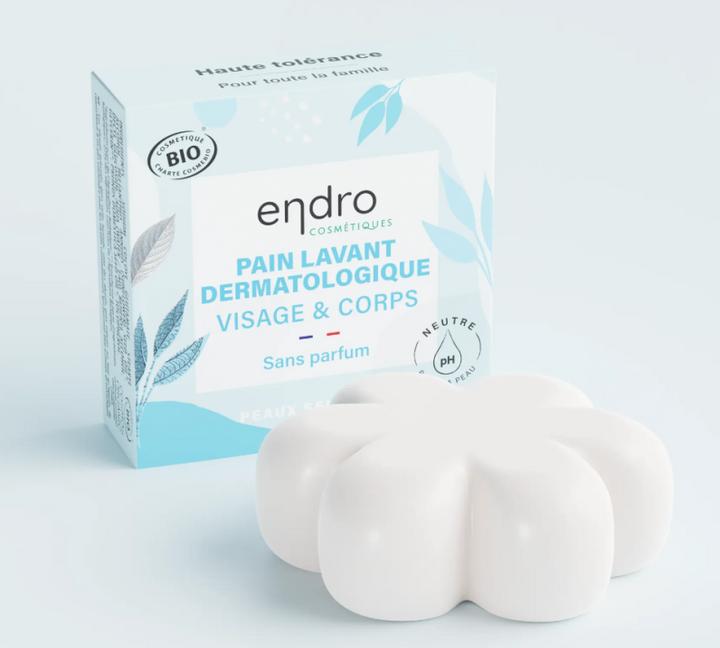 Produktbild Endro Dermatologische Waschpflege für Gesicht & Körper ohne Parfüm fest (Waschcrème, 85 ml)