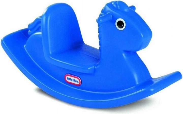 Actual product image Little Tikes Rocking horse in blue cardboard 173950