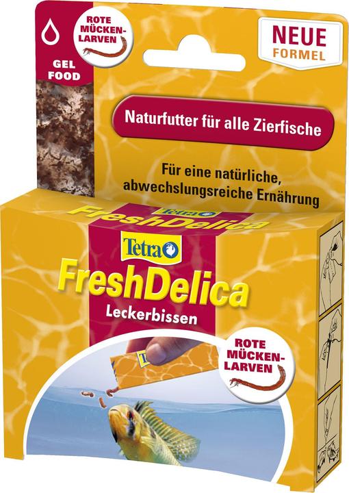 Image du produit Tetra Delica fraîche Larves de moustiques rouges (Guppies)