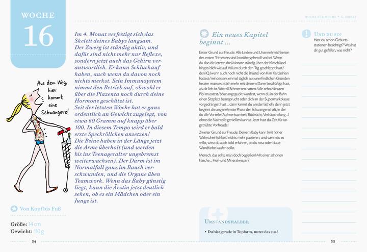 Actual product image Ganz schön schwanger. Dein Survival-Guide für 9 aufregende Monate (German, Frédérique Corre Montagu, 2021)
