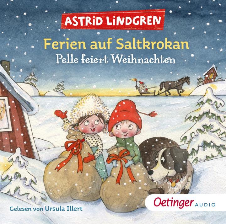 Actual product image Holiday on Saltkråkan Pelle celebrates Christmas (Astrid Lindgren, Maria Nilsson Thore, Ursula Illert, Frank Gustavus, Thyra Dohrenburg, German)