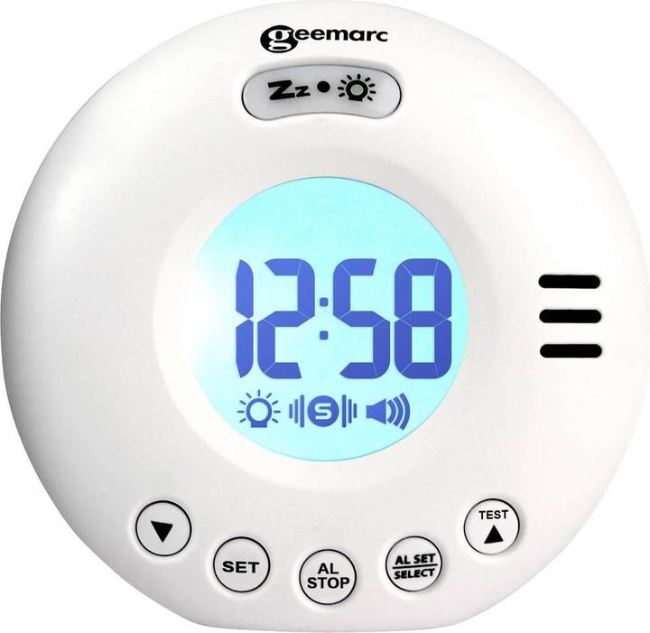 Produktbild Geemarc JWNS-VOYAGERV2 WH I Elektronik Wecker Weiss