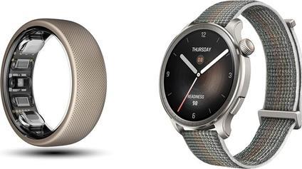 Produktbild Amazfit Helio Ring Grösse 8 Sport und (8, Titanium)