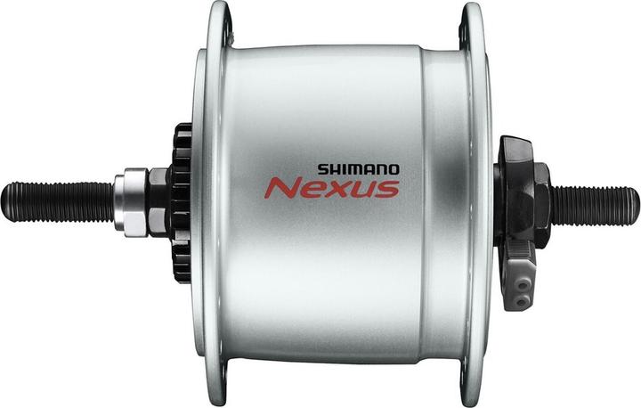 Shimano Naf Dynamo DH-C6000-2R Silber (Scheibenbremse Center Lock)