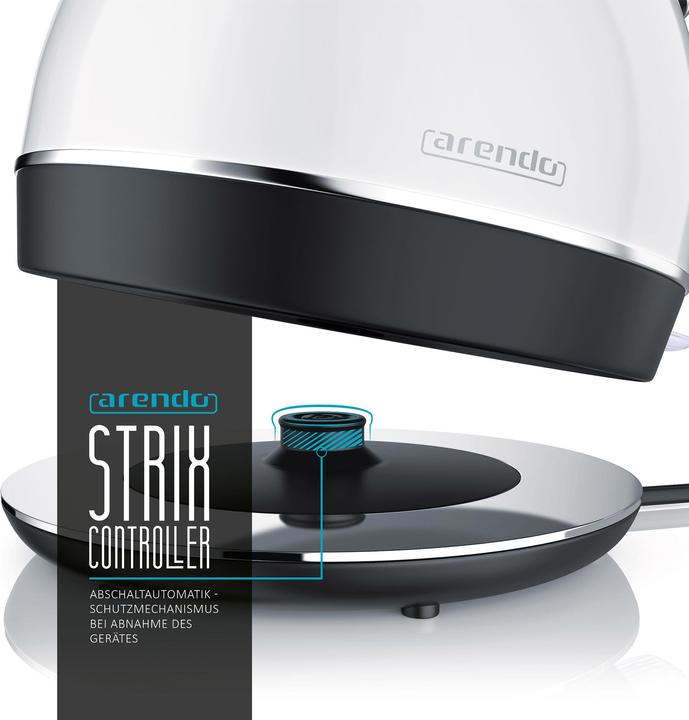 Produktbild Arendo B: Weiss 1,7 Liter (1.70 l, EU-Stecker)