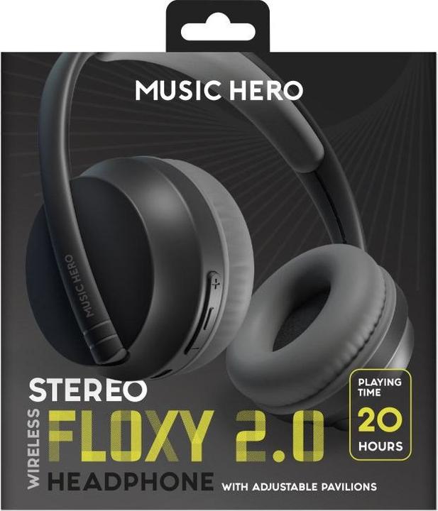 Produktbild SBS Music Hero SKIDUP Over-Ear schwarz BT-Headset (20 h, Kabellos)