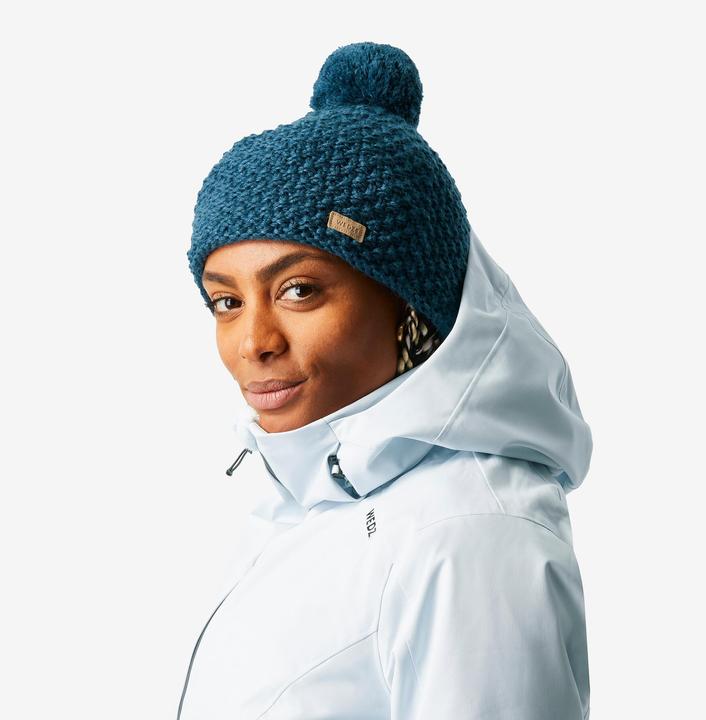 Image du produit Wedze Bonnet de ski adulte Made in France - Timeless bleu (Taille unique)