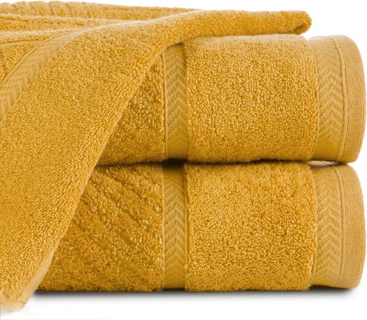 Image du produit Eurofirany REINA LINE Serviette en coton avec motif en zigzag et bord lisse, 500 g/m2, 50 x 90 cm (50 x 90 cm)