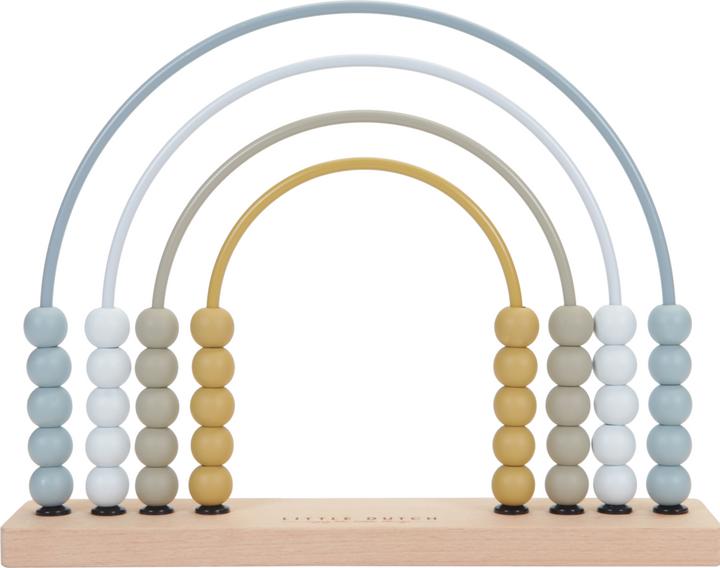 Actual product image Little Dutch Rainbow Abacus blue