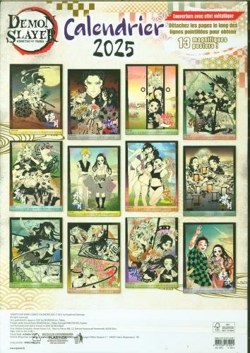 Image du produit Panini Calendrier Demon slayer 2025 (Français)