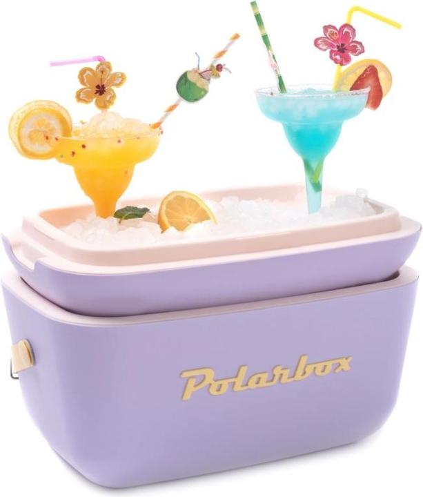 Actual product image Polarbox Retro Cooler purple 12l (12 l)