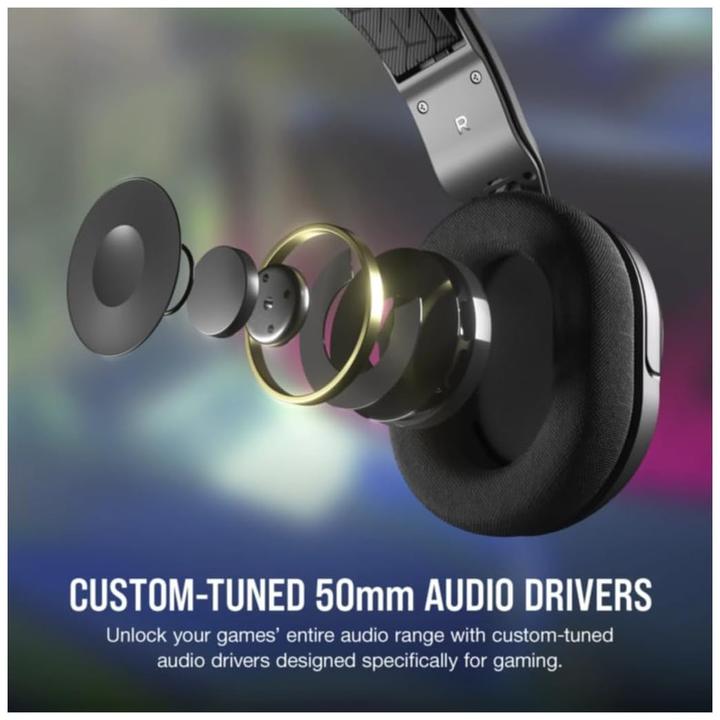 Actual product image Corsair HS35 SURROUND v2 Headset Wired Head-band Gaming Black (Cable)