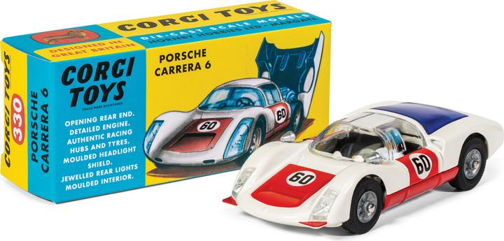 Produktbild Corgi Porsche Carrera 6 Red & White