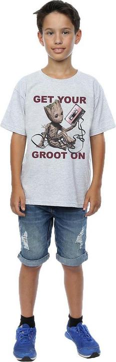 Immagine prodotto Guardians of the Galaxy Maglietta Boys Get Your Groot On Heather (128)
