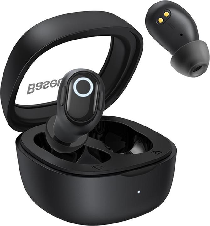 Actual product image Baseus Wireless headphones Bowie WM02 TWS, Bluetooth 5.0 (black) OS (5 h, Wireless)