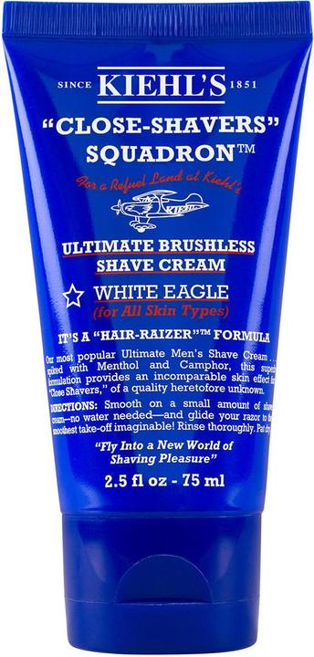 Actual product image Kiehl's Ultimate Brushless White Eagle shaving cream - 75 ml (75 ml, Shaving cream)