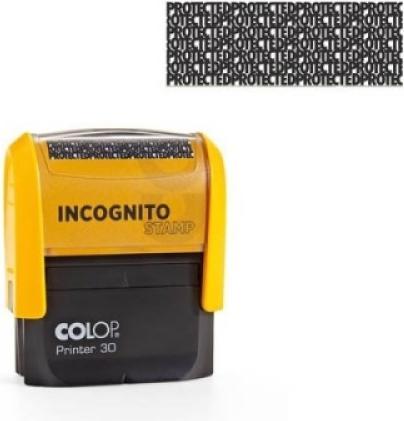 Colop Datenschutzstempel Incognito Printer 30 LGT, gelb/