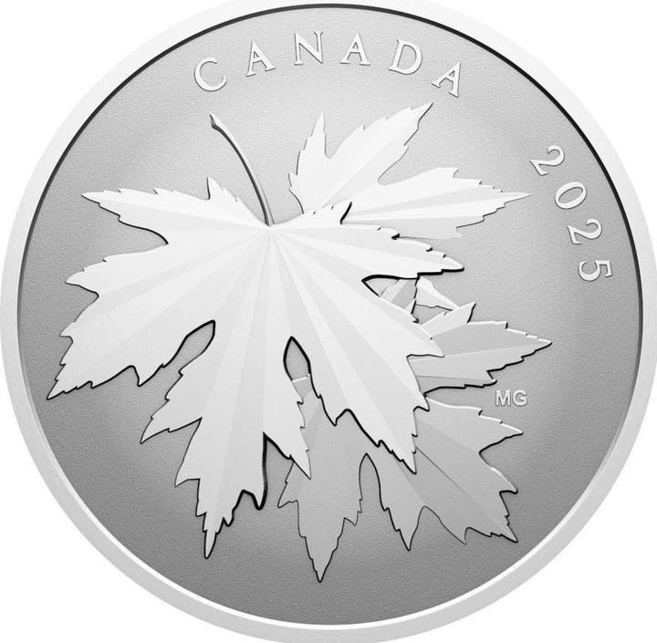 Royal Canadian Mint Silber Gleaming Maple Leaf 1/2 oz RP - 2025 (999.90, 2025)