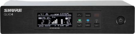 Actual product image Shure QLXD4-K51 draadloze ontvanger (606 - 670 MHz)