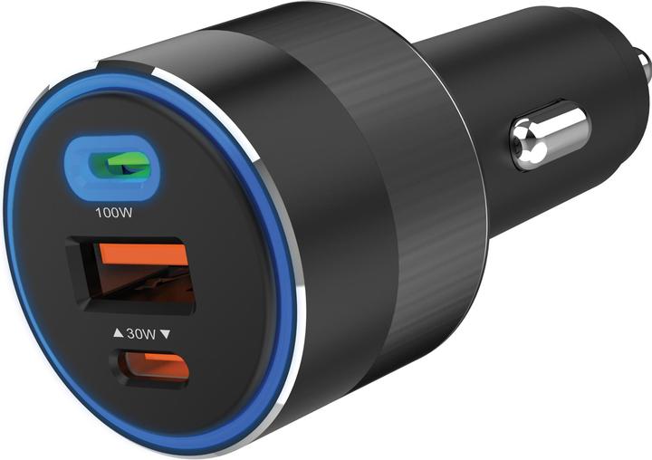 Actual product image Sandberg Car Charger 3in1 130W USB-C PD