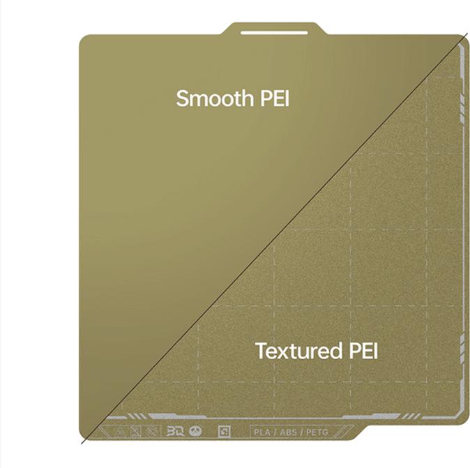 Produktbild 3d-printerstore.ch BIQU Buildplate for Bambu Lab textured PEI - smooth PEI for P1/X1 Series