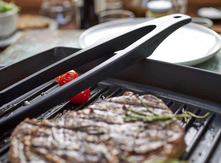 Produktbild Staub Grillpfanne quadratisch, Schwarz, 26x26 cm (Grillpfanne, Gusseisen)