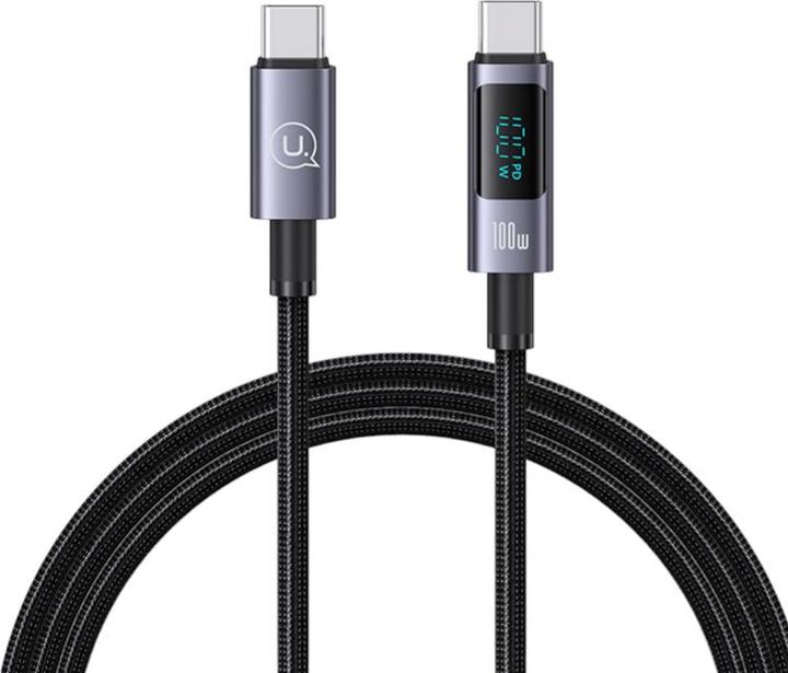 Produktbild EKO 100W Ladekabel Typ-C auf Lightning Modell Display SF mit LED-Bildschirm 1.2m (1.20 m, USB 3.2 Gen 1, 100 W)