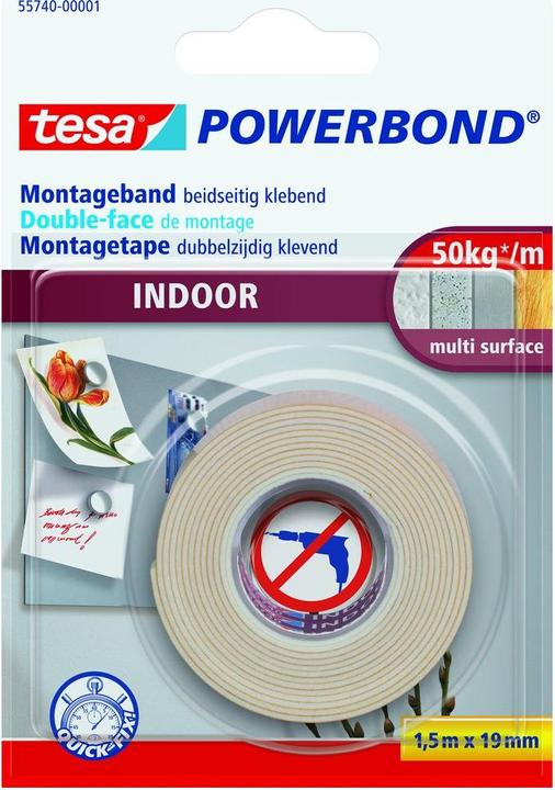 Immagine prodotto tesa Nastro di montaggio Powerbond Indoor (19 mm)