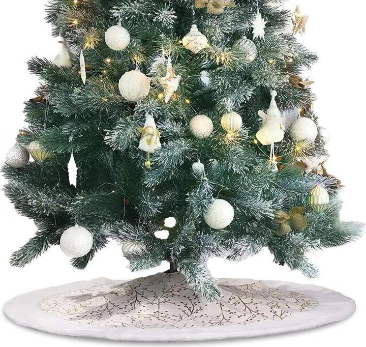 Actual product image Hermex Christmas tree rug Christmas tree skirt Christmas tree skirt mat (1 -part)