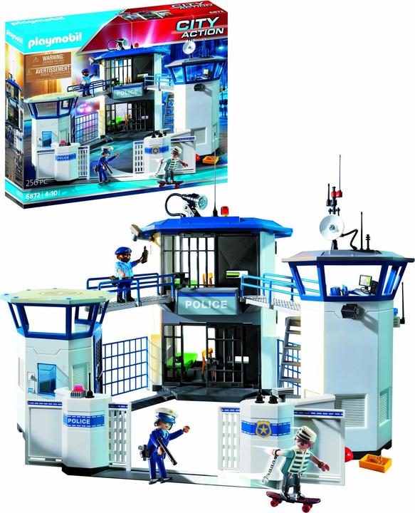 Image du produit Playmobil Commissariat de police avec prison (6872, Playmobil City Action)