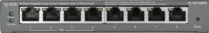Actual product image TP-Link Tl-Sg108pe (8 Ports)