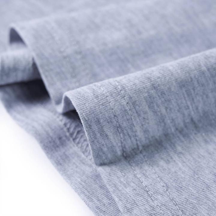 Immagine prodotto VidaXL Camicia da bambino a maniche lunghe grigio melange 104,Materiale: 95 (104)