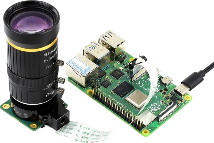 Image du produit WaveShare 8-50mm Zoom Objectif Caméra Module CS-Mount