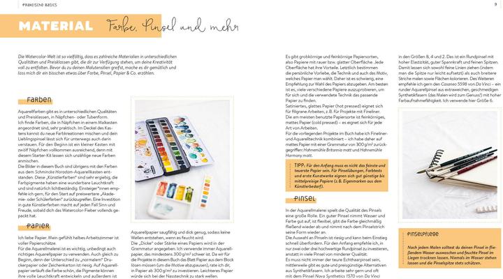Actual product image Sweet Watercolor - paint 20 motifs for children's room