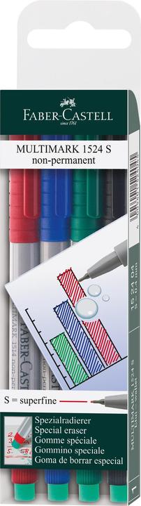Actual product image Faber-Castell Overhead pen Multimark (Multicoloured, 0.40 mm, 4 x)