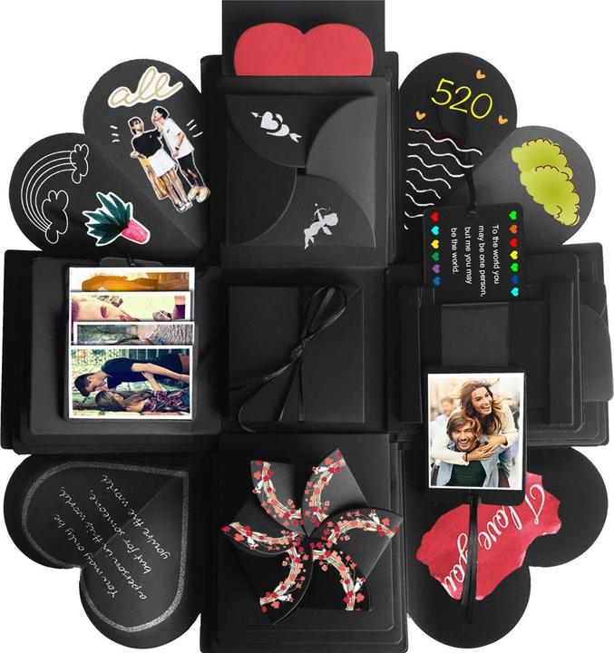 Produktbild JTI Explosionsbox - Geschenkbox mit Dekorationen (Geschenkbox, 1 x)