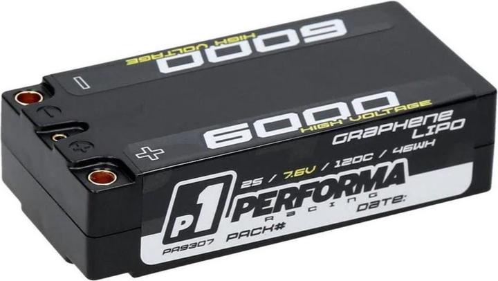 Produktbild Performa Racing Graphene HV Lipo Shorty 6000 7.6V 120C (7.60 V, 6000 mAh)