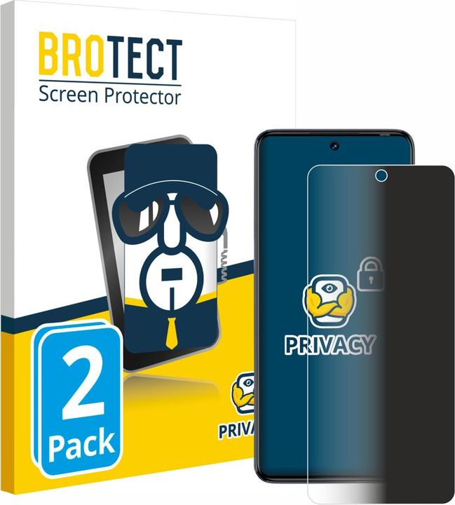 Produktbild BROTECT Sichtschutzfolie Anti-Spy Privacy Folie Blaulicht-Schutz (2 Stück, Tecno Camon 20)